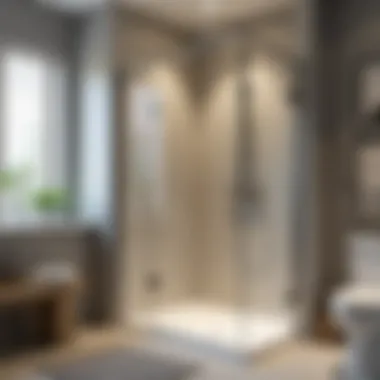 Luxurious bath fitters shower stall showcasing sleek design