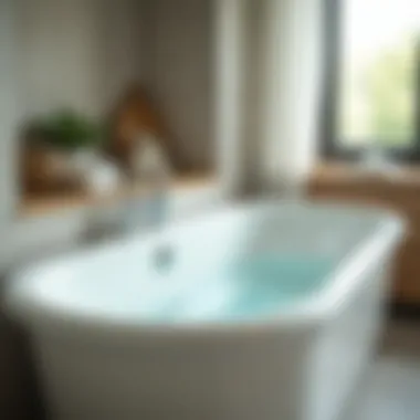 Preventative care tips displayed for bathtub maintenance